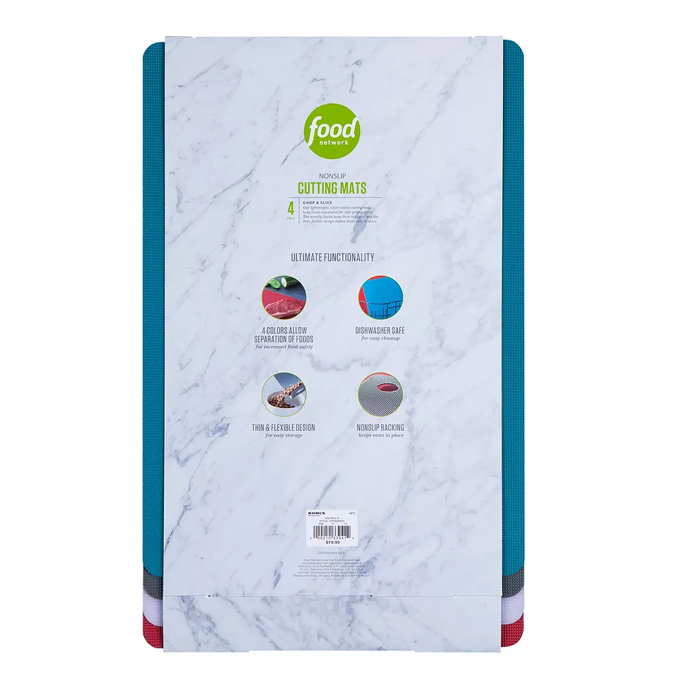 Food Network™ 4-pc. Nonslip Cutting Mat Set - Image 2