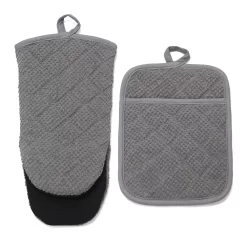 Food Network™ Terry Neoprene Oven Mitt & Pot Holder Set