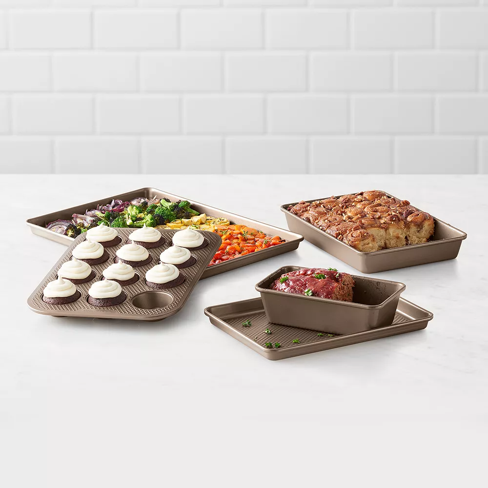 Food Network™ 5-pc. Textured Performance Series Nonstick Bakeware Set - Image 2