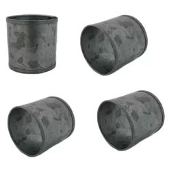 Food Network™ Galvanized Metal Napkin Ring 4-pk.