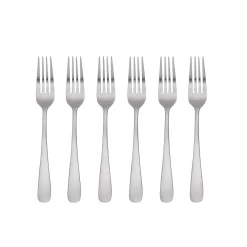 Food Network™ 6-pc. Classic Silver Salad Fork Set