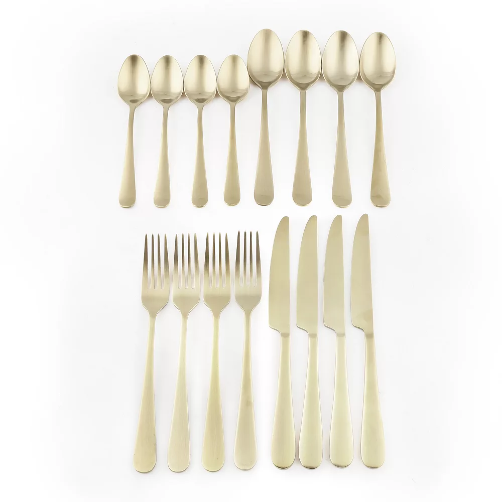 Food Network™ Classic Champagne 16-pc. Flatware Set - Image 2