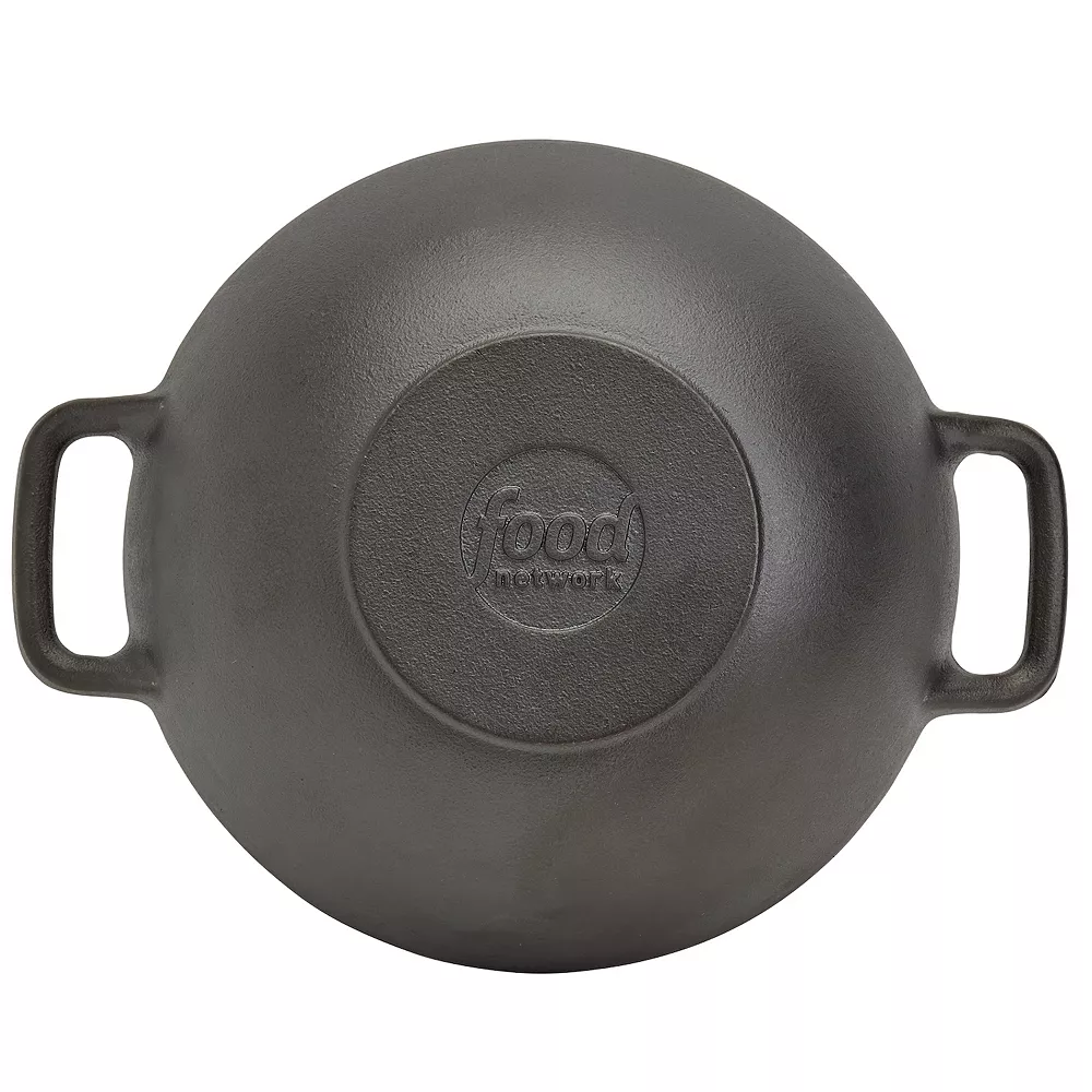 Food Network™ Pre-Seasoned Cast-Iron Wok - Image 3